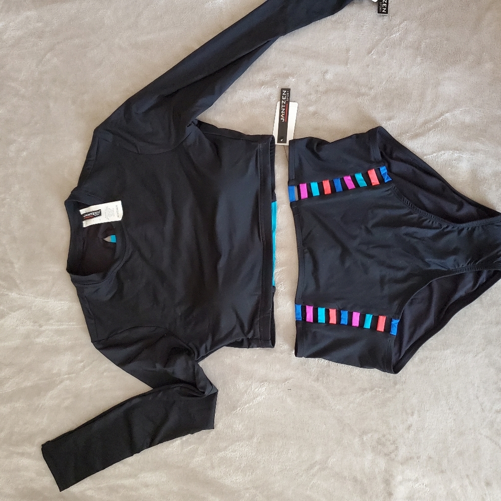 Jantzen sport 2 piece swimsuit